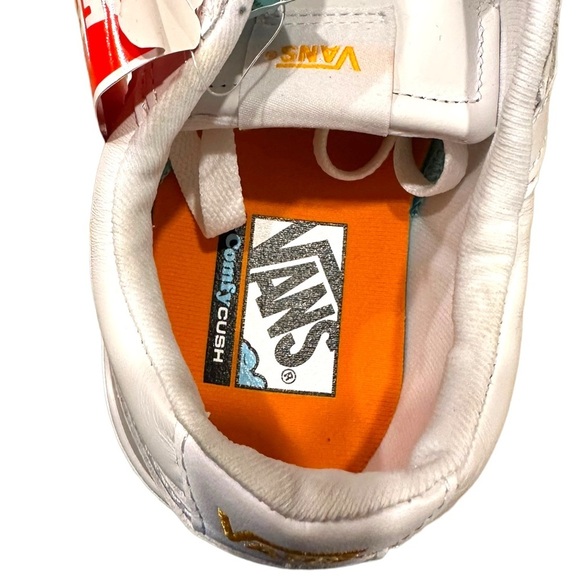 Vans Lowland Comfy Cush CC True White Flames Shoes 11.5 Mens Fire Skate NWT - Picture 7 of 10